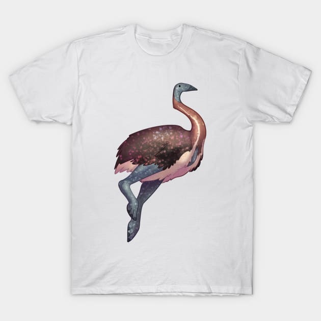 Cozy Elephant Bird T-Shirt by Phoenix Baldwin